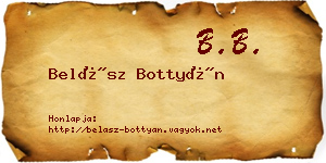 Belász Bottyán névjegykártya
